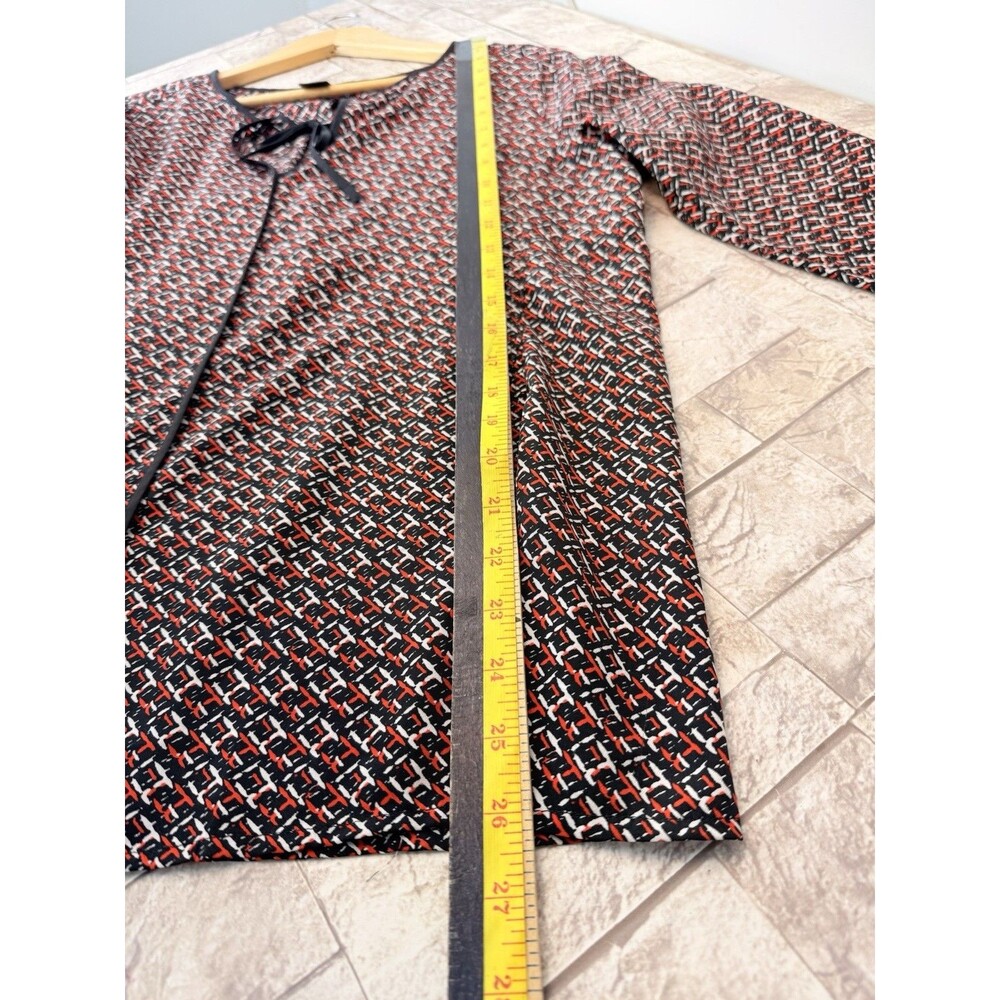 ANN TAYLOR :WOMEN DRESS BLOUSE SIZE 8 VNECK PULLOVER POLYESTER - Picture 8 of 11